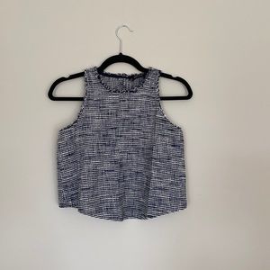 Zara tweed crop top size xs